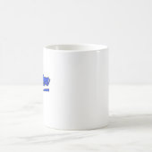 Compton California Blue Typografy Kaffeetasse (Mittel)