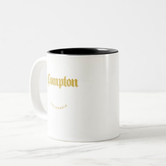 Compton California Gold Classic Coffee Tasse (Vorderseite Links)