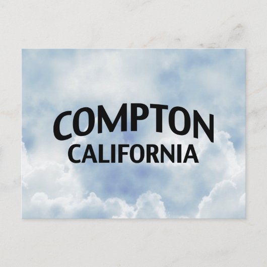 Compton California Postkarte (Vorderseite)