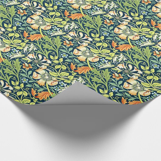 Compton, ein William Morris-Muster, Wrapping Paper Geschenkpapier (Ecke)