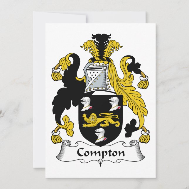 Compton-Familienwappen (Vorderseite)
