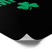 Compton Irischer Shamrock St. Patrick's Day Poster (Ecke)