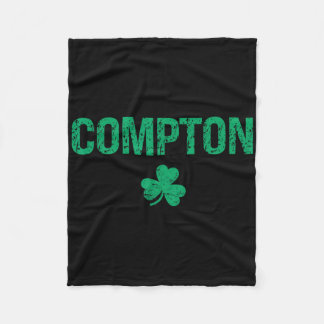 Compton Irish Shamrock St Patrick's Day Fleecedecke