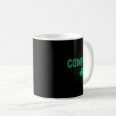 Compton Irish Shamrock St. Patrick's Day  Kaffeetasse (VorderseiteRechts)