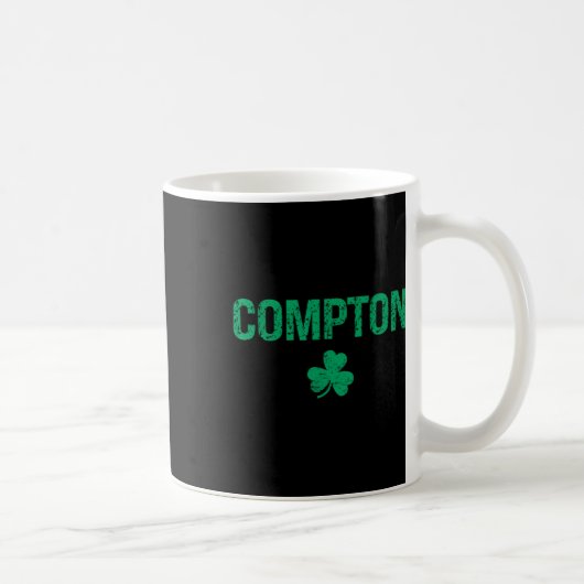 Compton Irish Shamrock St Patrick's Day  Kaffeetasse (Rechts)
