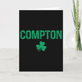 Compton Irish Shamrock St Patrick's Day Karte