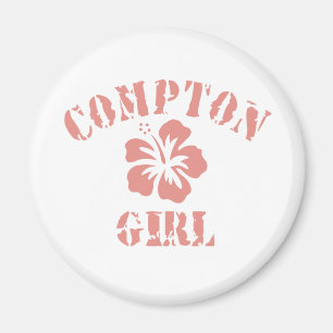 Compton Pink Girl Magnet