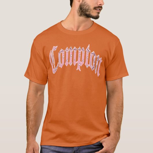 Compton Pink Mädchen T-Shirt (Vorderseite)
