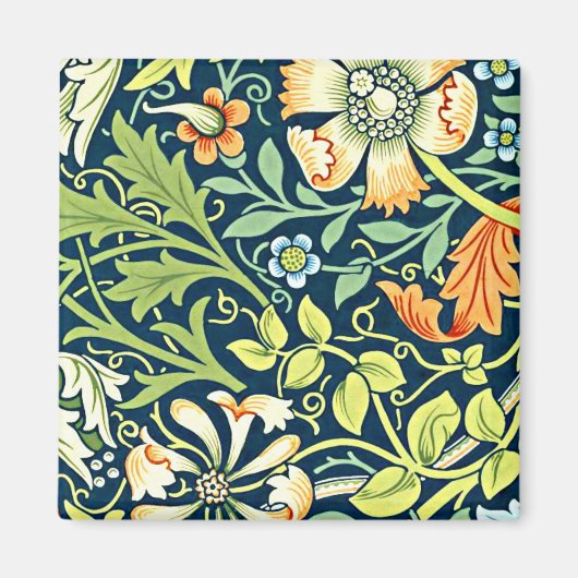 Compton, Vintag William Morris pattern, Magnet (Vorne)