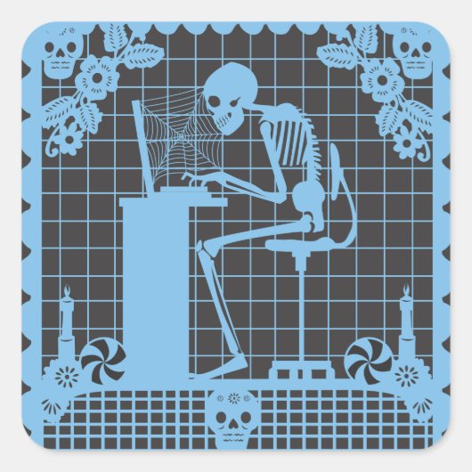 Computadora Muerto Sticker Set (Vorderseite)