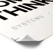 Computational Thinking Abstrakte Geometrische Syst Poster (Ecke)