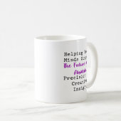 Compute Future Precision Creative Insight Math Kaffeetasse (VorderseiteRechts)