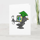 Computer-Absolvent Karte (Vorderseite)