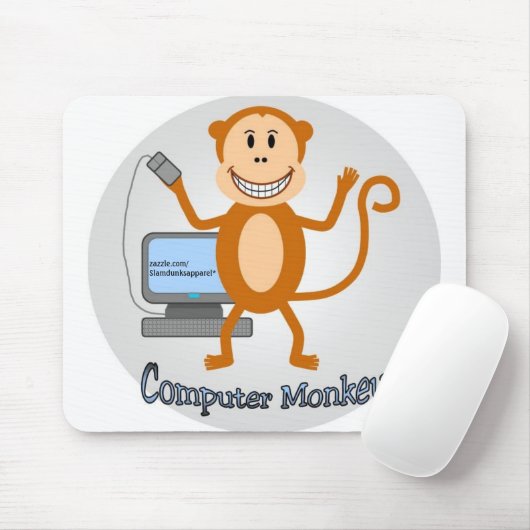 Computer-Affe mousepad (Mit Mouse)