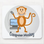 Computer-Affe mousepad (Vorne)