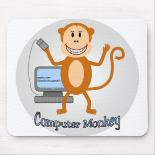 Computer-Affe mousepad