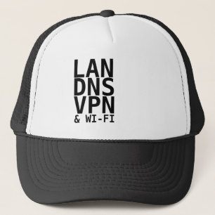 Computer-Akronyms & WI-FI Truckerkappe