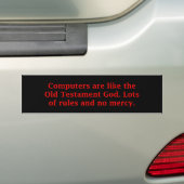Computer - Altes Testament Autoaufkleber (Auf Auto)