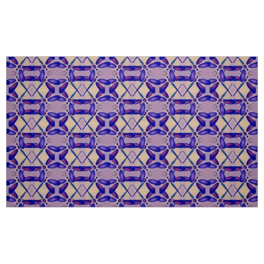 Computer Art Dragonfly (lila) Stoff (Fat Quarter (45,7 x 55,9 cm))