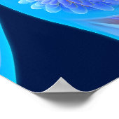 Computer artwork representing breast cancer, poster (Ecke)