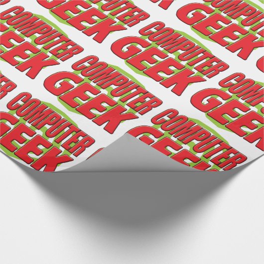 Computer-Aussenseiter Geschenkpapier (Ecke)