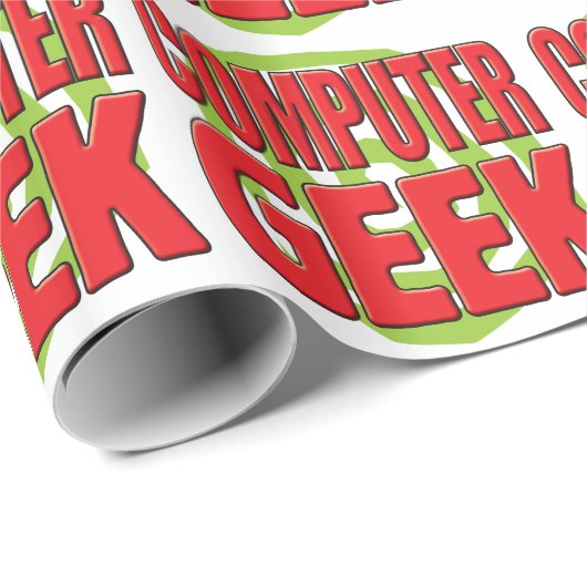 Computer-Aussenseiter Geschenkpapier (Rolleneckpunkt)