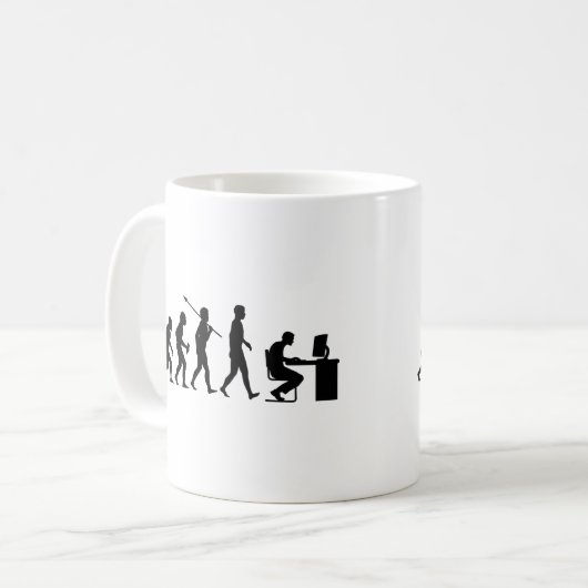 Computer-Aussenseiter Kaffeetasse (Vorderseite Links)