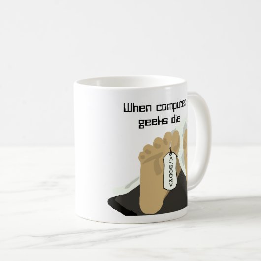 Computer-Aussenseiter Kaffeetasse (VorderseiteRechts)