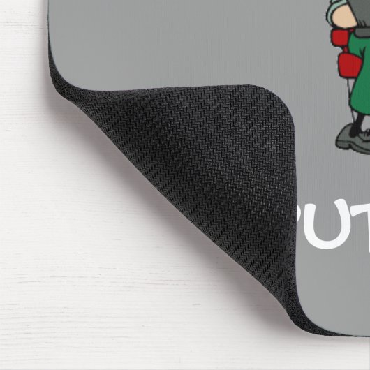 Computer-Aussenseiter Mousepad (grau) (Ecke)