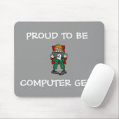 Computer-Aussenseiter Mousepad (grau) (Mit Mouse)