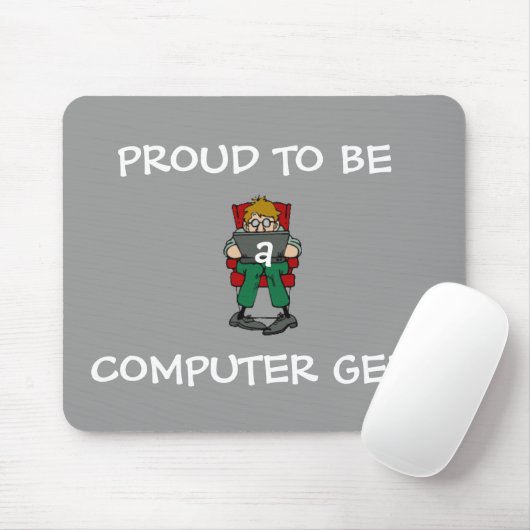 Computer-Aussenseiter Mousepad (grau) (Mit Mouse)