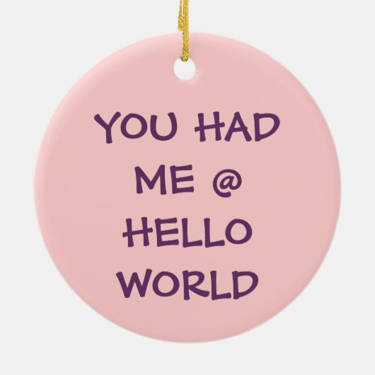 Computer-Aussenseiter-Valentinsgruß: Keramik Ornament (Hinten)