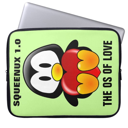 Computer-Aussenseiter-Valentinsgruß: Laptopschutzhülle (Vorderseite)