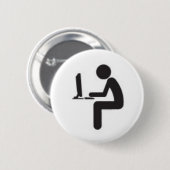 Computer-Benutzer-Ikone Button (Vorne & Hinten)