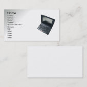 Computer bezogen visitenkarte (Vorne/Hinten)