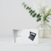 Computer bezogen visitenkarte (Stehend Vorderseite)