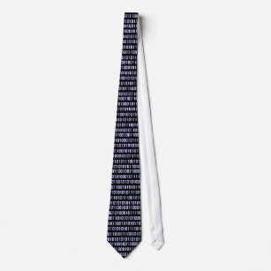Computer-Binärstellen-Muster Krawatte