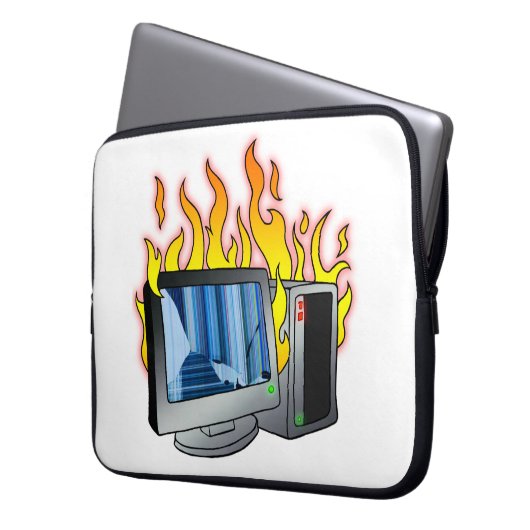 Computer-Brandschutzschlauch Laptopschutzhülle (Vorderseite Links)