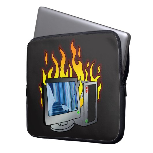 Computer-Brandschutzschlauch Laptopschutzhülle (Vorderseite Links)