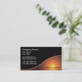 Computer Business Card Visitenkarte (Stehend Vorderseite)