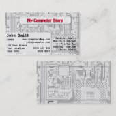 Computer Business Card Visitenkarte (Vorne/Hinten)