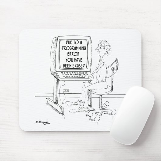 Computer-Cartoon 1164 Mousepad (Mit Mouse)