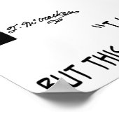 Computer-Cartoon 1870 Poster (Ecke)