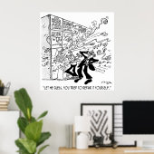 Computer-Cartoon 4637 Poster (Heimbüro)