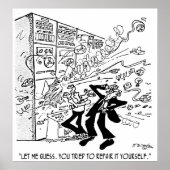 Computer-Cartoon 4637 Poster (Vorne)