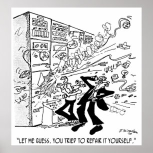 Computer-Cartoon 4637 Poster