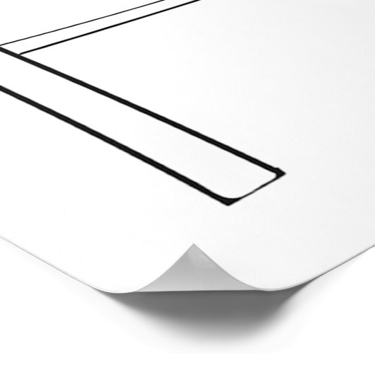 Computer-Cartoon 9341 Poster (Ecke)