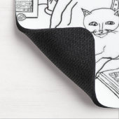 Computer 💻 Chat 🐈 ⬛ Mousepad (Ecke)
