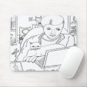 Computer 💻 Chat 🐈 ⬛ Mousepad (Mit Mouse)