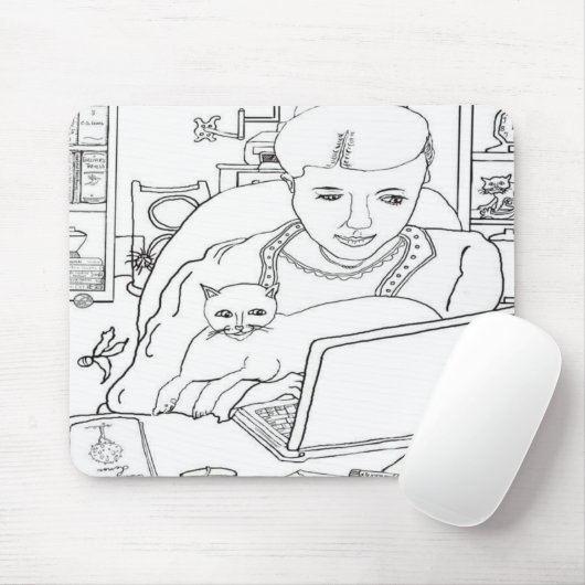 Computer 💻 Chat 🐈 ⬛ Mousepad (Mit Mouse)
